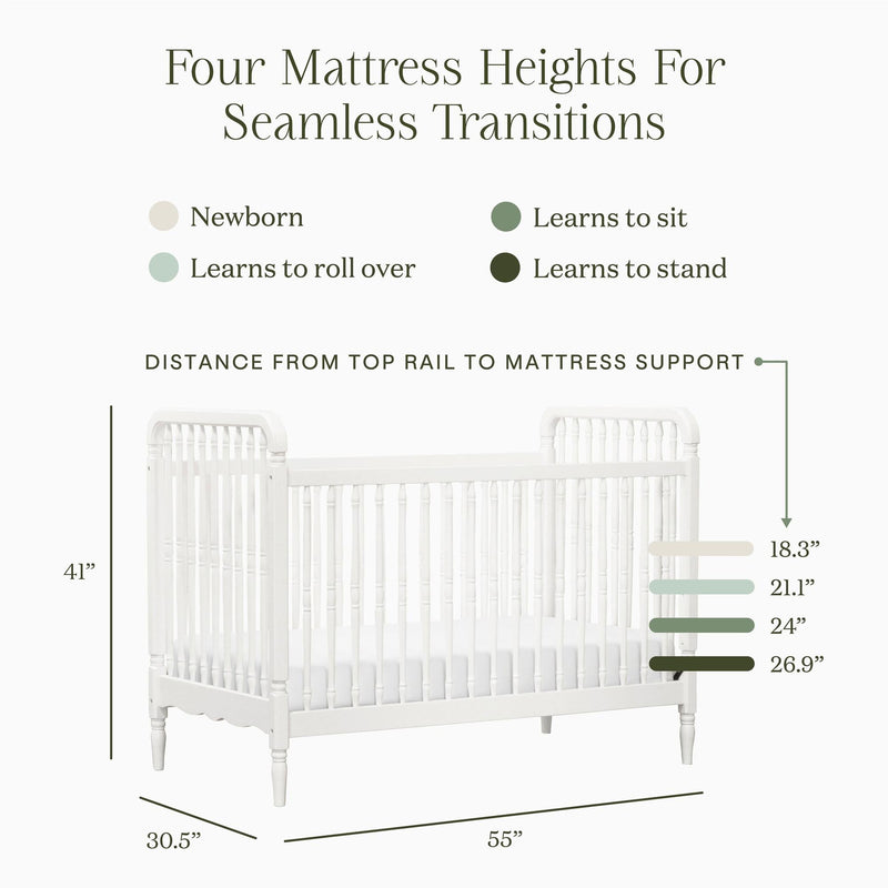 Load image into Gallery viewer, Namesake Liberty 3-in-1 Convertible Spindle Crib with Toddler Bed Conversion Kit
