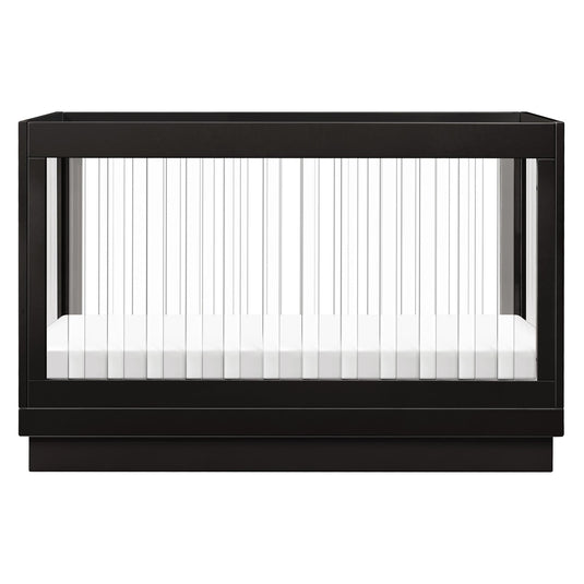 Babyletto Harlow Acrylic 3-in-1 Convertible Crib with Toddler Bed Conversion Kit