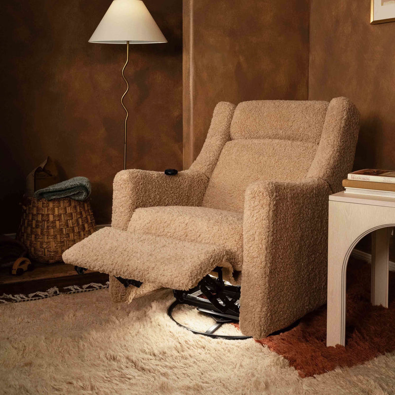 Load image into Gallery viewer, Babyletto Kiwi Deluxe Power Recliner &amp; Swivel Glider with Heat and Massage
