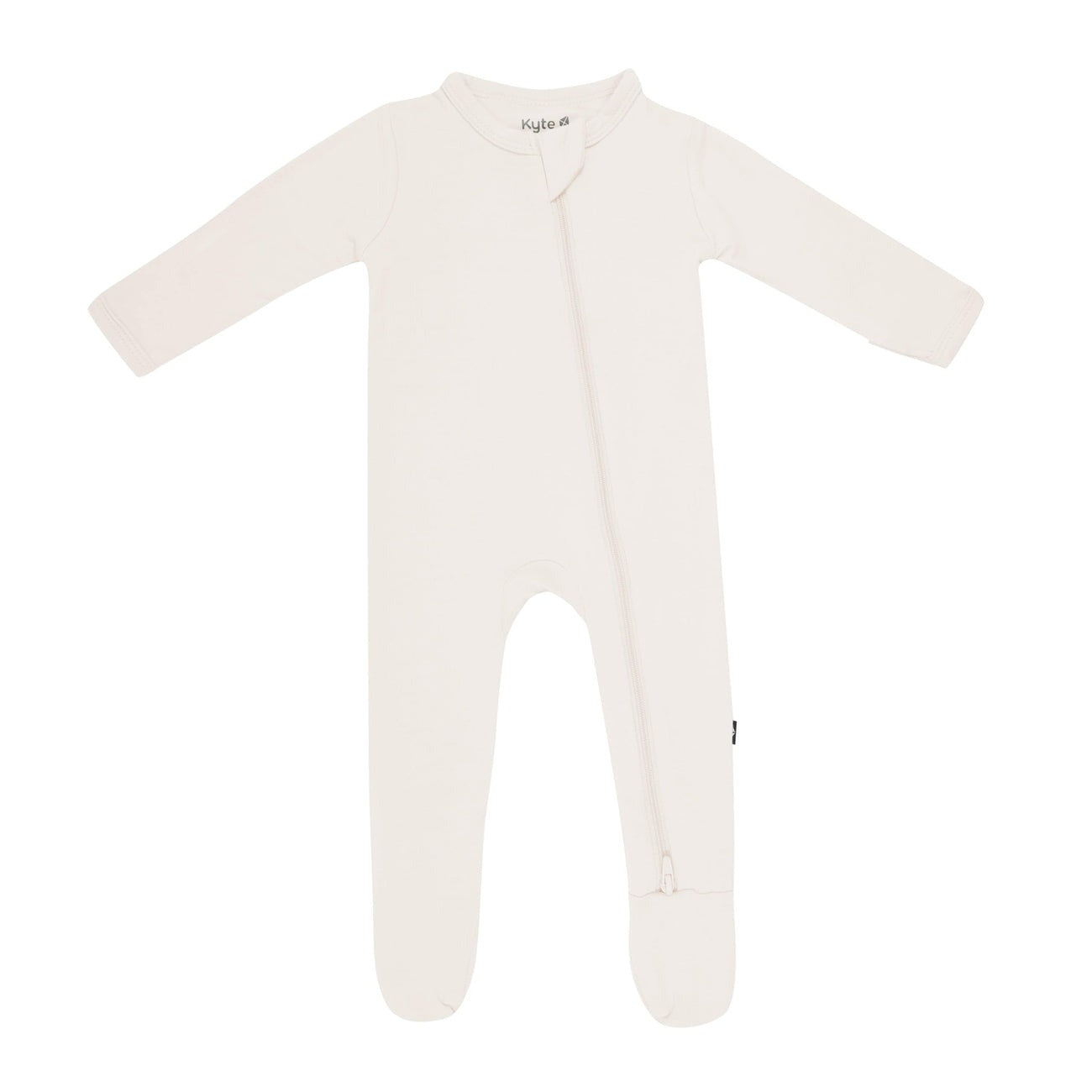 Kyte Baby Zippered Footie - Oat