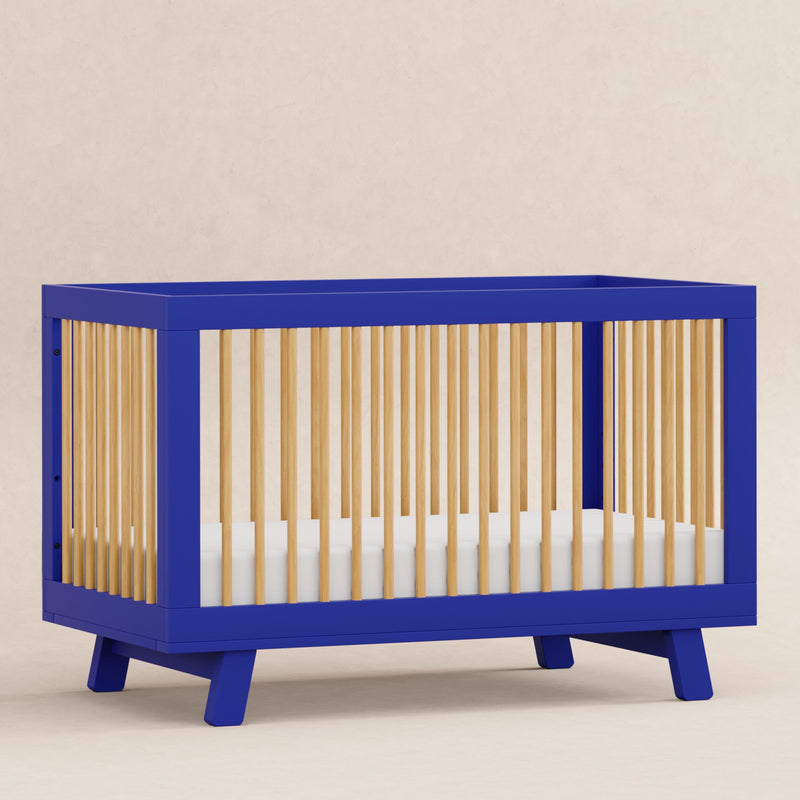 Load image into Gallery viewer, Babyletto Hudson 3-in-1 Convertible Crib with Toddler Bed Conversion Kit

