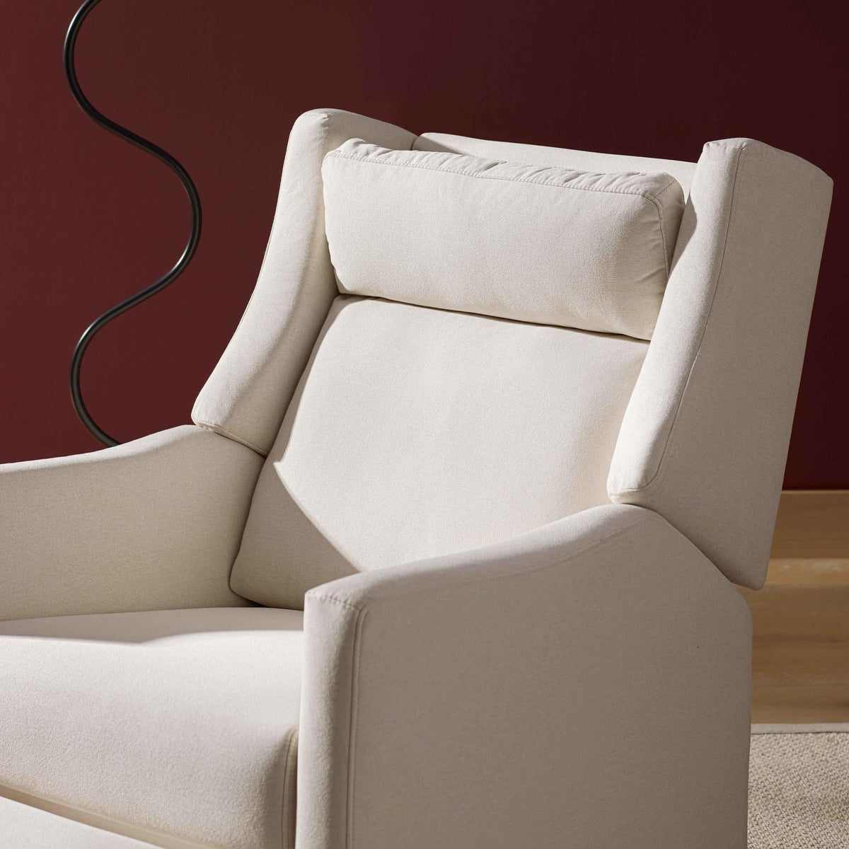 Babyletto Kiwi Plus Power Recliner and Swivel Glider with Power Adjustable Headrest and USB Port