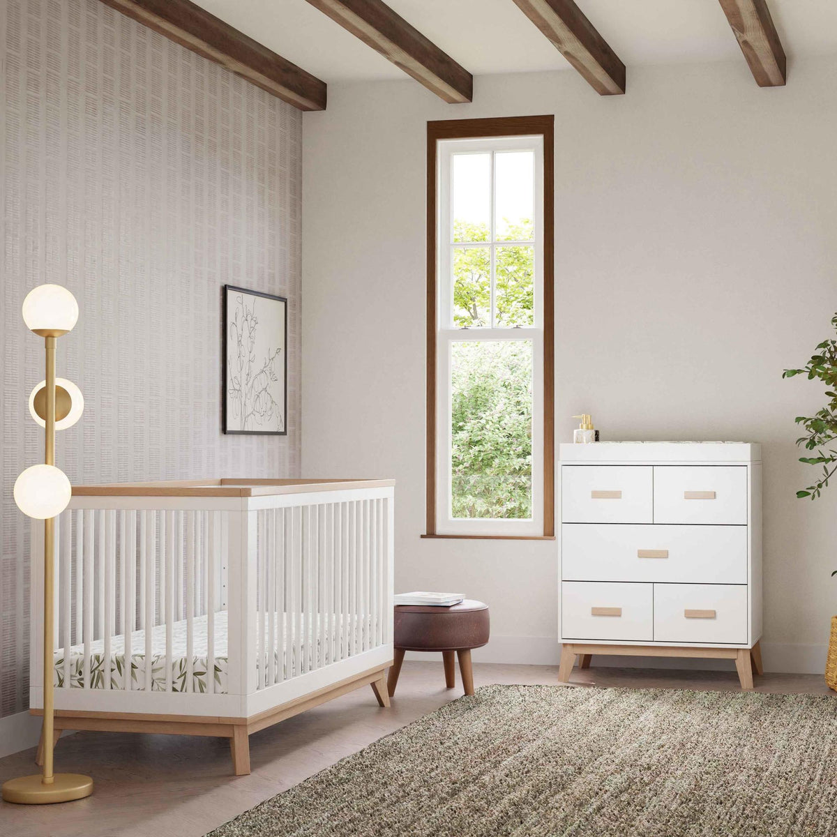 Babyletto Scoot 3-in-1 Convertible Crib with Toddler Bed Conversion Kit (Copy)