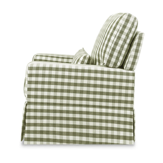 Namesake Crawford Pillowback Comfort Swivel Glider
