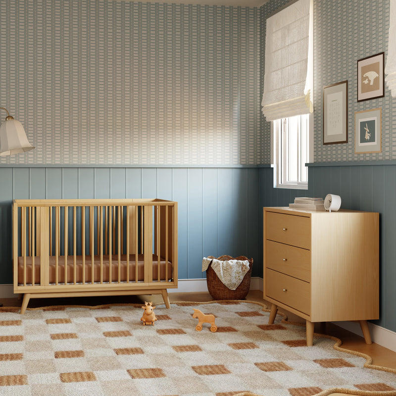 Load image into Gallery viewer, Babyletto Palma 8-in-1 Convertible All-Stages Crib with Bassinet &amp; Toddler Bed Kits
