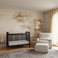 Namesake Crawford Pillowback Chair and a Half Comfort Swivel Glider
