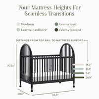 Namesake Alouette 3-in-1 Convertible Spindle Crib