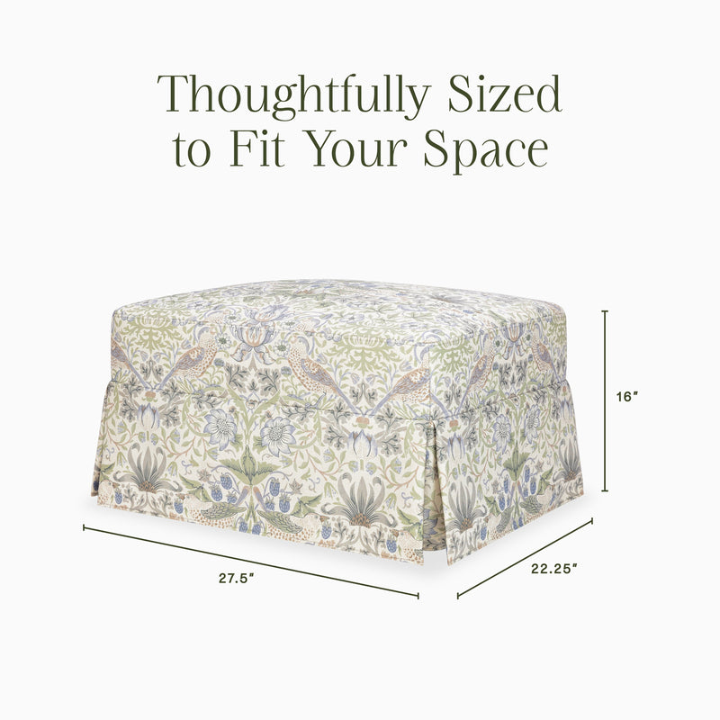 Load image into Gallery viewer, Morris &amp; Co. x Namesake Crawford Gliding Ottoman
