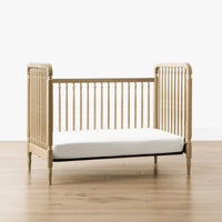 Namesake Liberty 3-in-1 Convertible Spindle Crib with Toddler Bed Conversion Kit