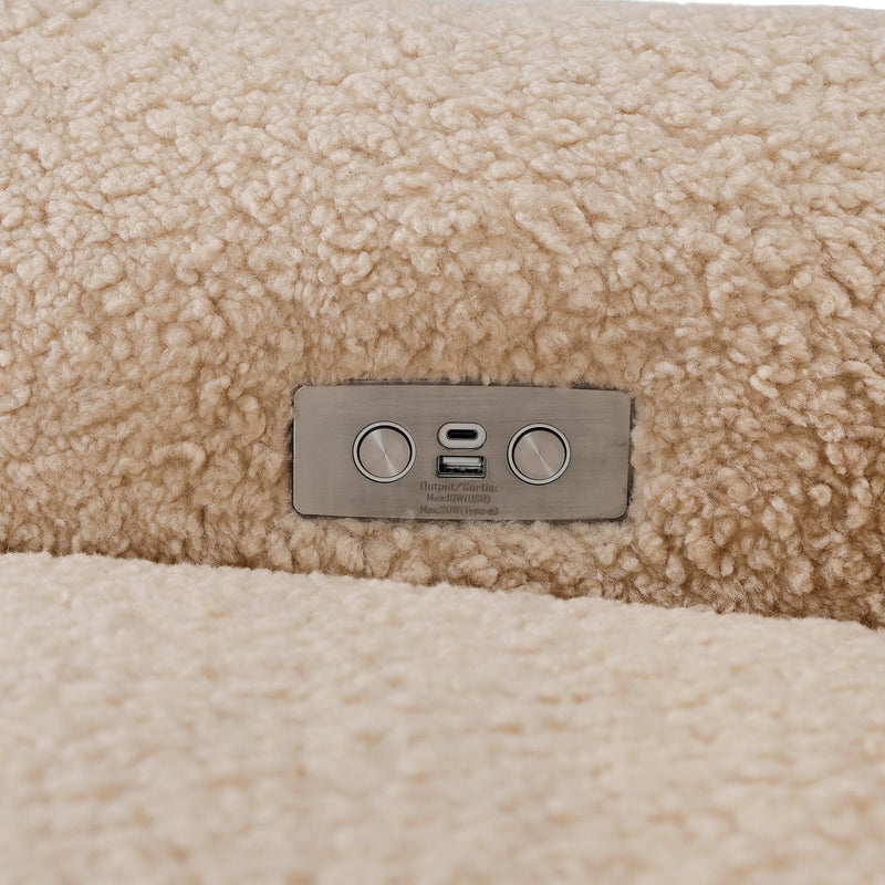 Load image into Gallery viewer, Babyletto Sunday Power Recliner and Swivel Glider in Shearling
