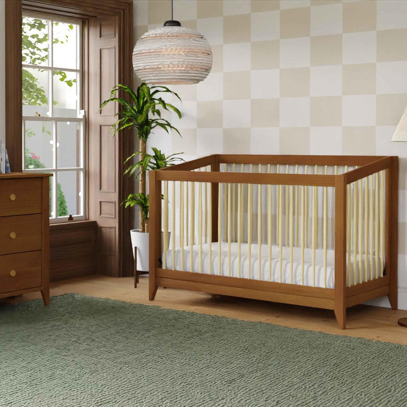 Load image into Gallery viewer, Babyletto Sprout 4-in-1 Convertible Crib with Toddler Bed Conversion Kit
