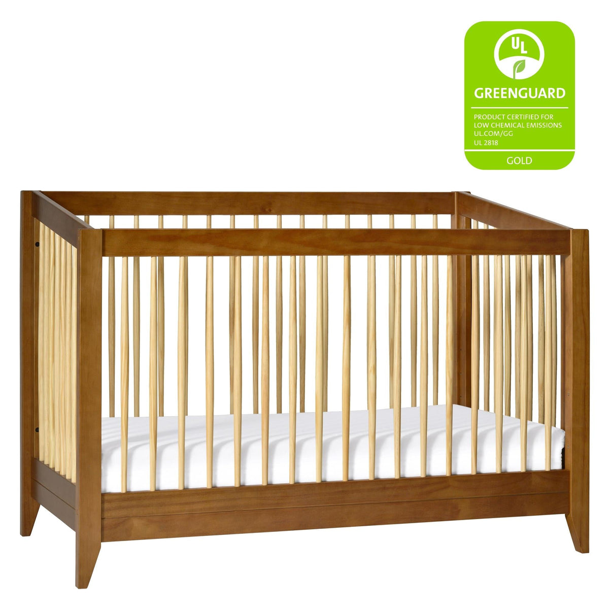 Babyletto Sprout 4-in-1 Convertible Crib with Toddler Bed Conversion Kit