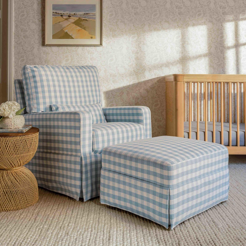 Load image into Gallery viewer, Namesake Crawford Gliding Ottoman
