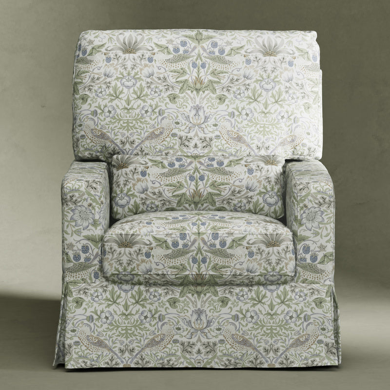 Load image into Gallery viewer, Morris &amp; Co. x Namesake Crawford Pillowback Comfort Swivel Glider
