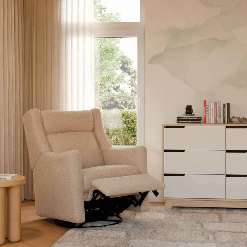 Load image into Gallery viewer, Babyletto Kiwi Plus Power Recliner and Swivel Glider with Power Adjustable Headrest and USB Port
