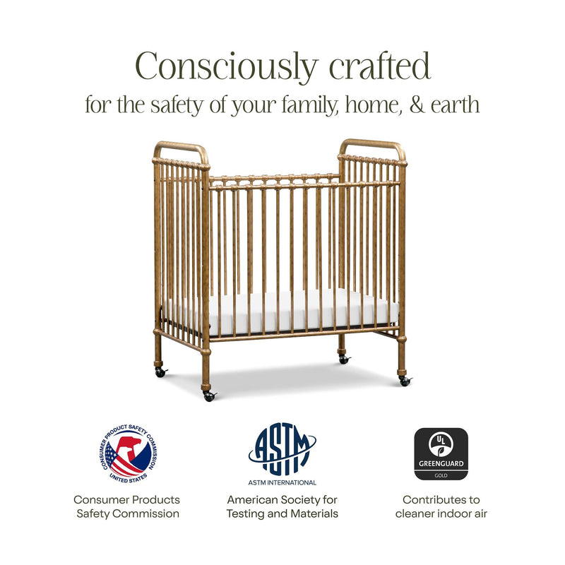 Load image into Gallery viewer, Namesake Abigail 3-in-1 Convertible Mini Crib
