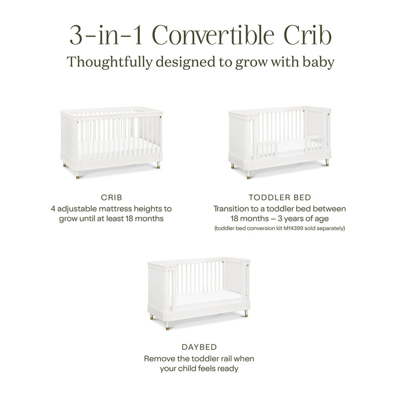 Load image into Gallery viewer, Namesake Tanner 3-in-1 Convertible Crib
