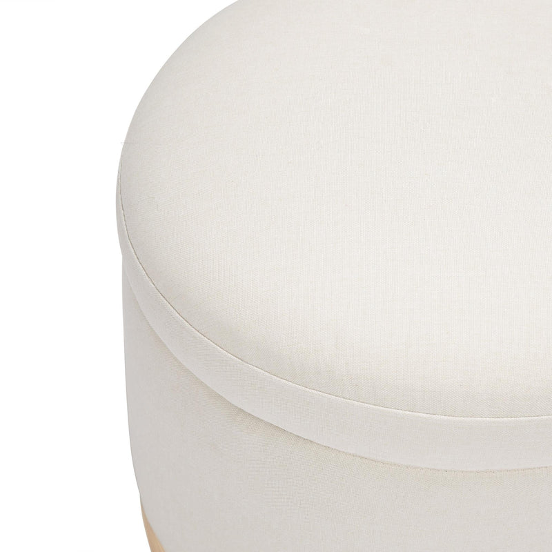 Load image into Gallery viewer, Babyletto Naka Storage Ottoman in Eco-Performance Fabric | Water Repellent &amp; Stain Resistant
