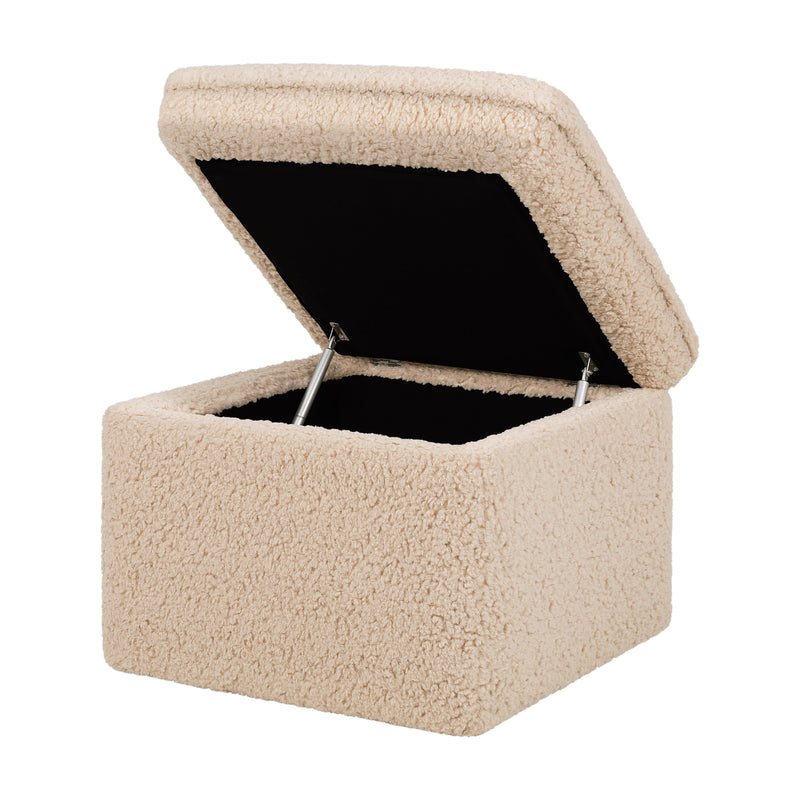 Load image into Gallery viewer, Babyletto Cali Storage Ottoman in Shearling
