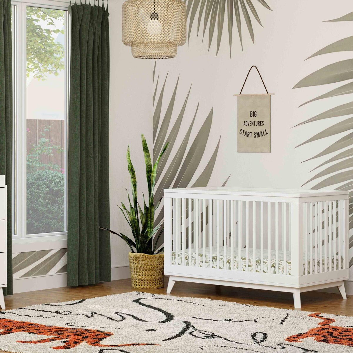 Babyletto Scoot 3-in-1 Convertible Crib with Toddler Bed Conversion Kit (Copy)