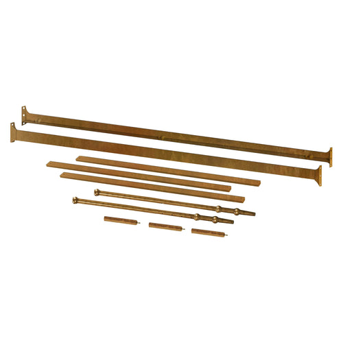 M21589VG,Namesake,Noelle Full Size Bed Conversion Kit in Vintage Gold