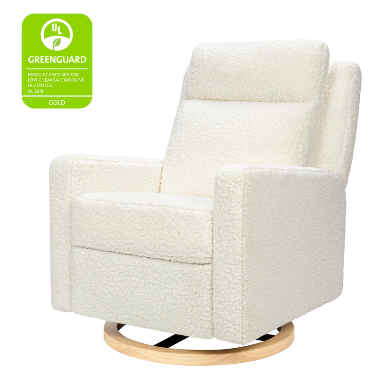 Load image into Gallery viewer, Babyletto Sigi Pro Power Recliner &amp; Swivel Glider with Power Adjustable Headrest and Lumbar Support
