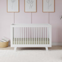 Babyletto Hudson 3-in-1 Convertible Crib with Toddler Bed Conversion Kit