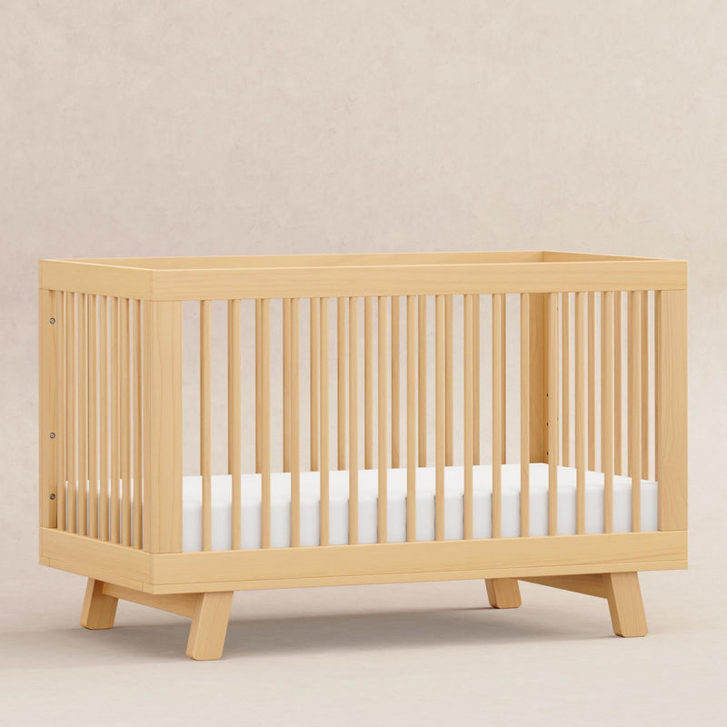 Load image into Gallery viewer, Babyletto Hudson 3-in-1 Convertible Crib with Toddler Bed Conversion Kit
