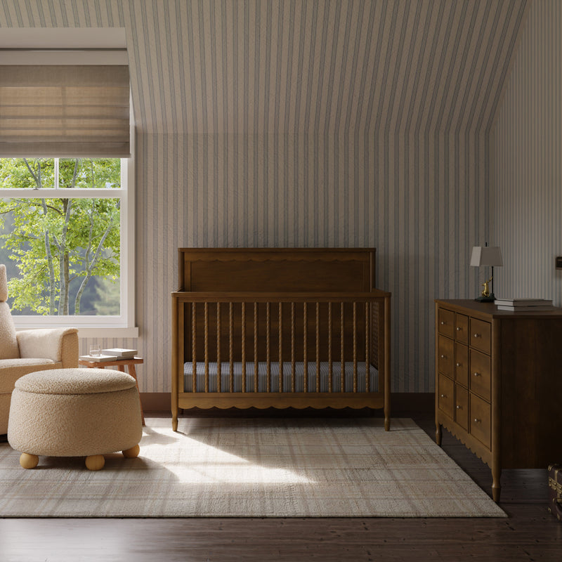 Load image into Gallery viewer, Namesake Ambrosia 4-in-1 Convertible Crib
