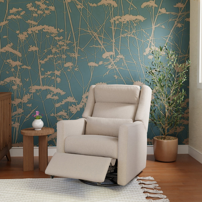 Load image into Gallery viewer, Babyletto Kiwi Plus Power Recliner and Swivel Glider with Power Adjustable Headrest and USB Port
