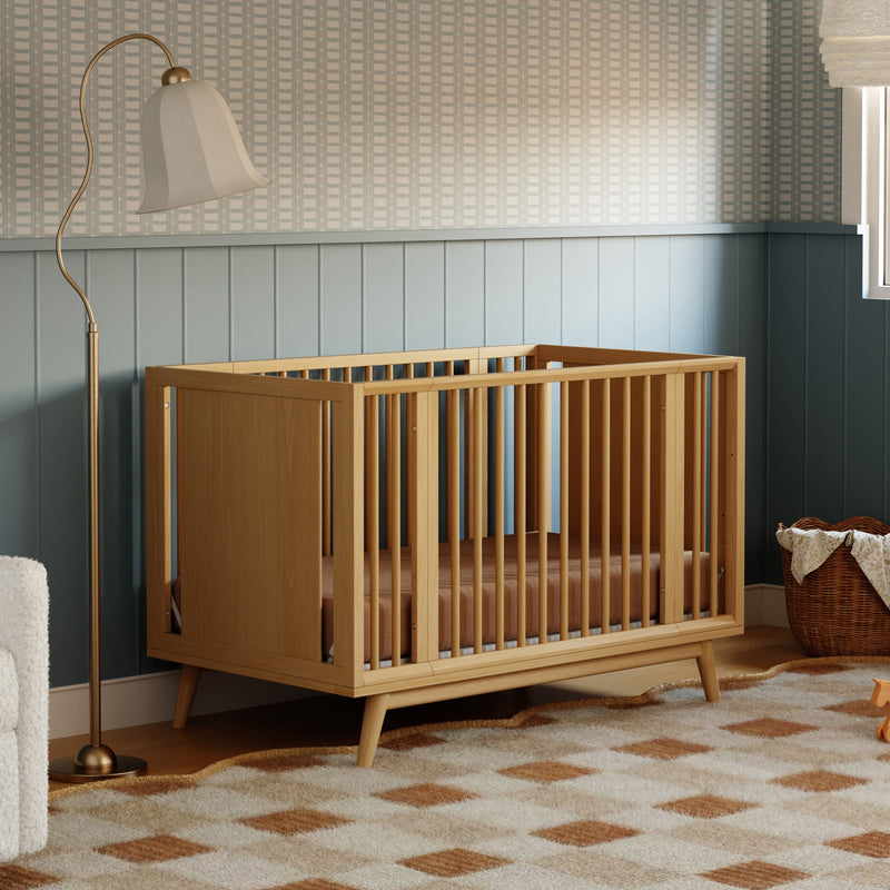 Load image into Gallery viewer, Babyletto Palma 8-in-1 Convertible All-Stages Crib with Bassinet &amp; Toddler Bed Kits
