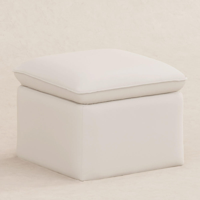 Load image into Gallery viewer, Babyletto Cali Storage Ottoman in Eco-Performance Fabric | Water Repellent &amp; Stain Resistant
