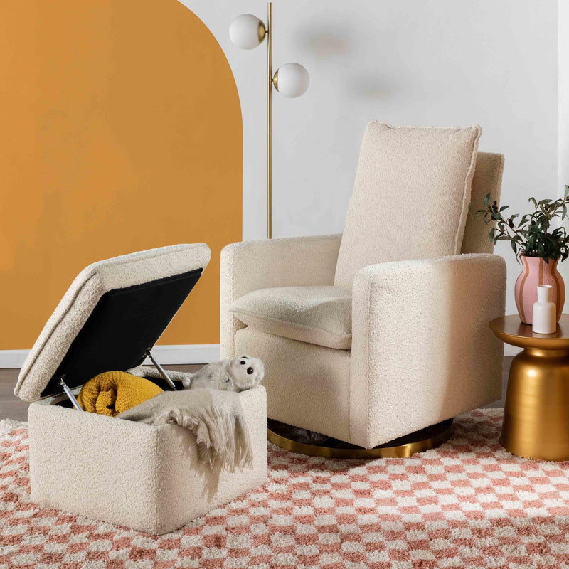 Load image into Gallery viewer, Babyletto Cali Pillowback Swivel Glider
