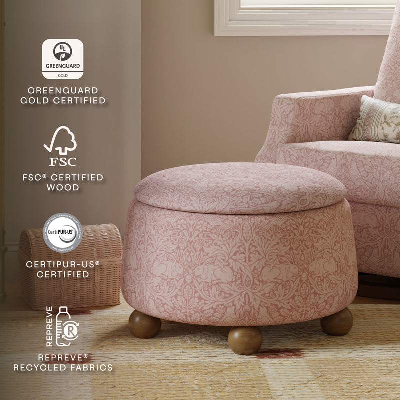 Load image into Gallery viewer, Morris &amp; Co. x Namesake Tuffet Storage Ottoman
