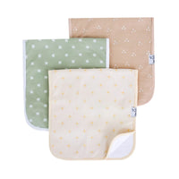 Copper Pearl Premium Burp Cloths 3 Pack