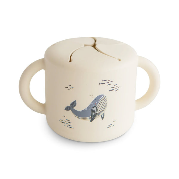 Mushie Snack Cup - Whales