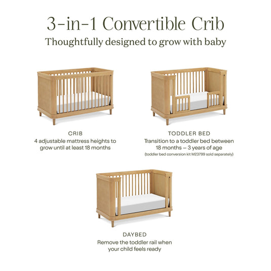 Namesake Marin with Cane 3-in-1 Convertible Crib