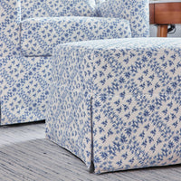 Sarah Flint x Namesake Crawford Gliding Ottoman in Eco-Performance Fabric | Water Repellent & Stain Resistant