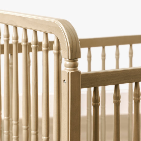 Namesake Liberty 3-in-1 Convertible Spindle Crib with Toddler Bed Conversion Kit
