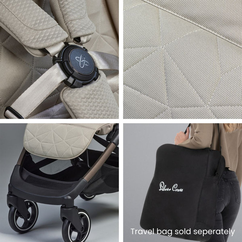 Load image into Gallery viewer, Silver Cross Clic Compact Stroller
