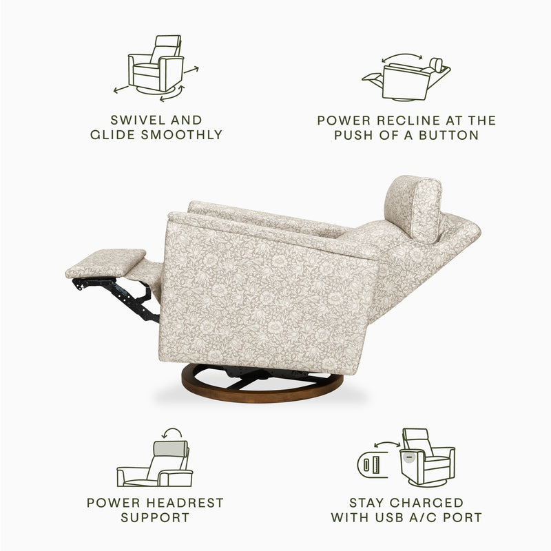 Load image into Gallery viewer, Morris &amp; Co. x Namesake Willa Plus Power Glider Recliner w/ Power Headrest
