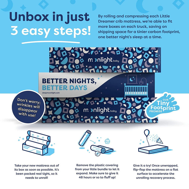 Load image into Gallery viewer, Moonlight Slumber Starlight Slumber Crib Mattress (Compressed &amp; Rolled)
