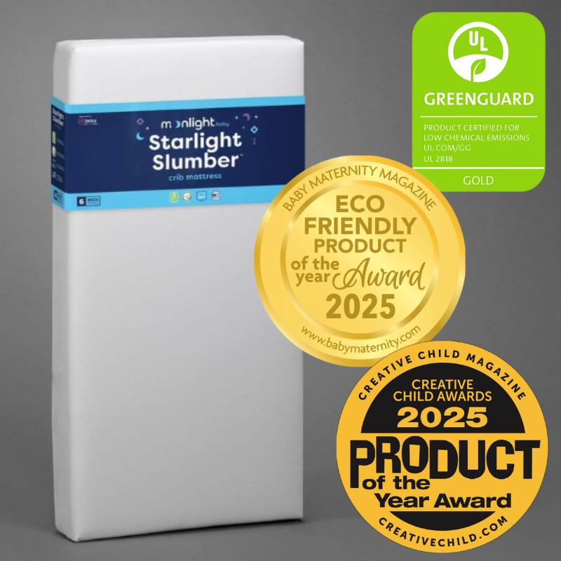 Load image into Gallery viewer, Moonlight Starlight Slumber Crib Mattress (Compressed &amp; Rolled)
