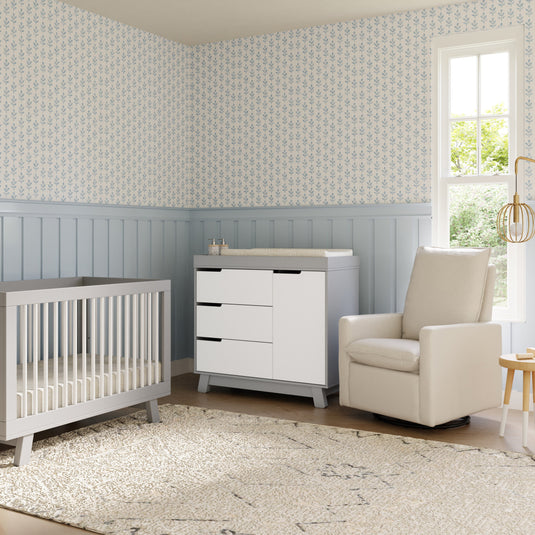 Babyletto Hudson 3-Drawer Changer Dresser with Removable Changing Tray