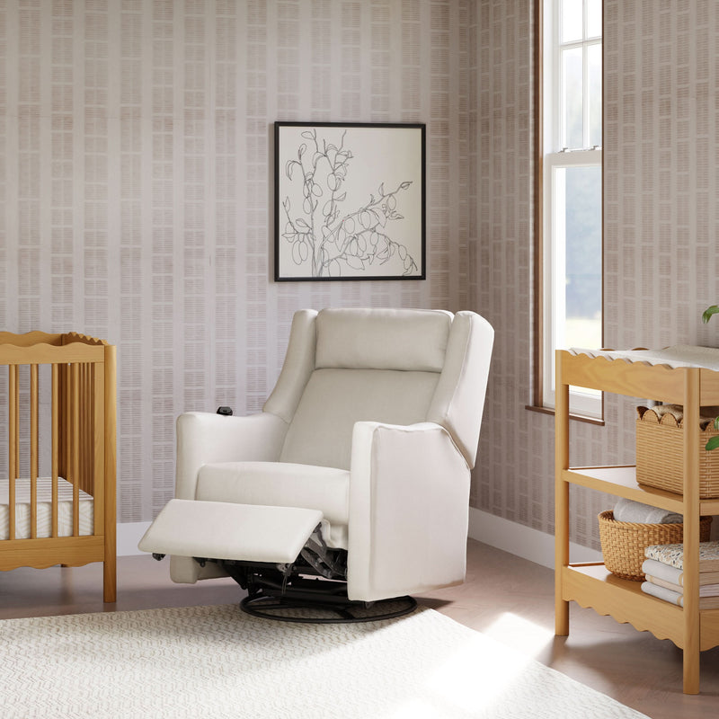 Load image into Gallery viewer, Babyletto Kiwi Deluxe Power Recliner &amp; Swivel Glider with Heat and Massage
