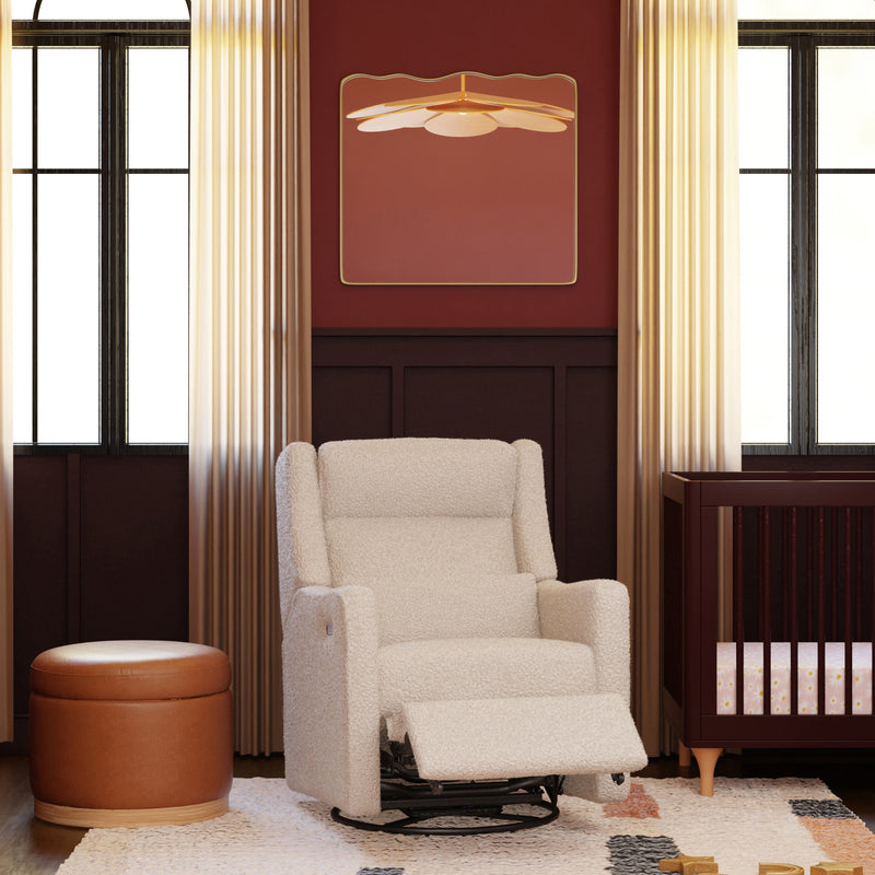 Load image into Gallery viewer, Babyletto Kiwi Plus Power Recliner and Swivel Glider with Power Adjustable Headrest and USB Port
