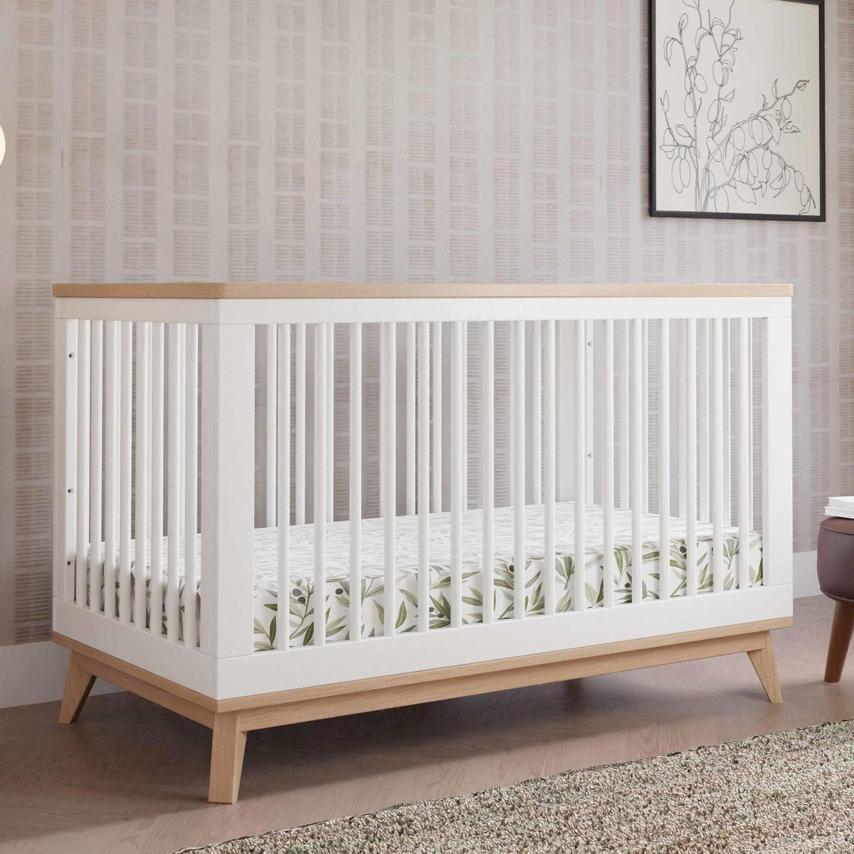 Babyletto Scoot 3-in-1 Convertible Crib with Toddler Bed Conversion Kit (Copy)