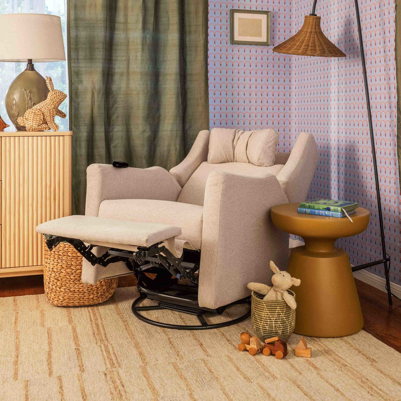 Load image into Gallery viewer, Babyletto Kiwi Deluxe Power Recliner &amp; Swivel Glider with Heat and Massage
