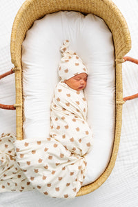 Lou Lou & Co Teddy Swaddle Blanket