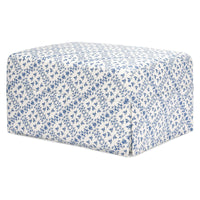 Sarah Flint x Namesake Crawford Gliding Ottoman in Eco-Performance Fabric | Water Repellent & Stain Resistant